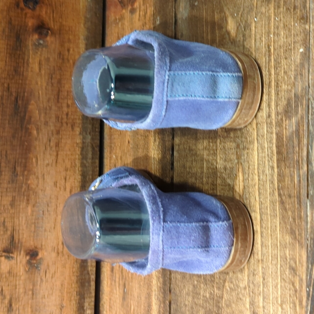 Topshop Periwinkle Suede Leather Loafers - EUR Size 39 - Picture 6 of 11